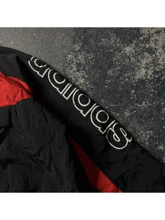 Vintage 80’s Adidas Zip Windbreaker Jacket - Picture 2 of 5